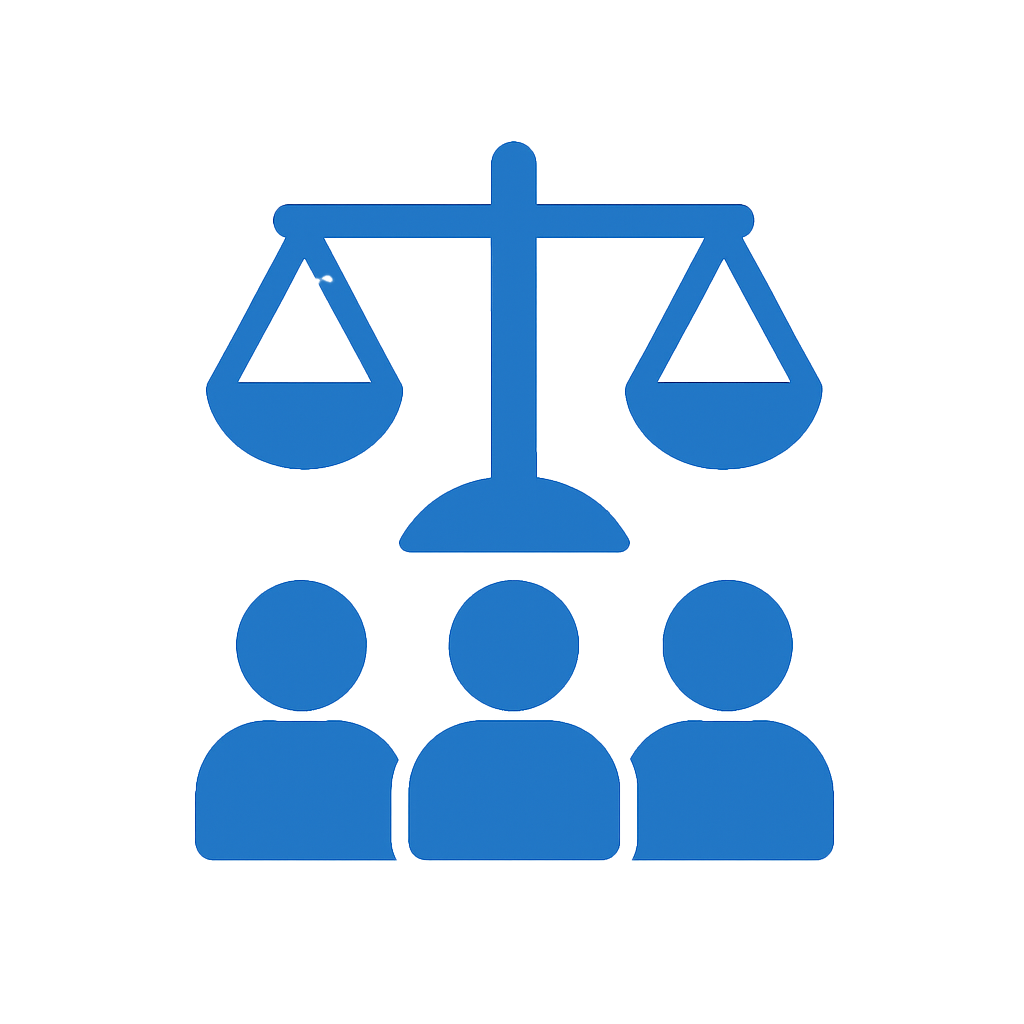 Waage mit Menschen – faire Vermittlung ohne Exklusivdeals